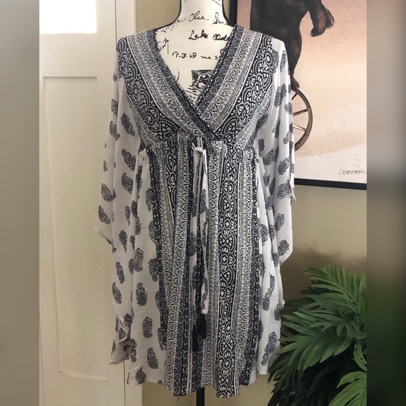 🔥Boho Style Gypsy Kaftan Wrap by Angie - Picture 4 of 8